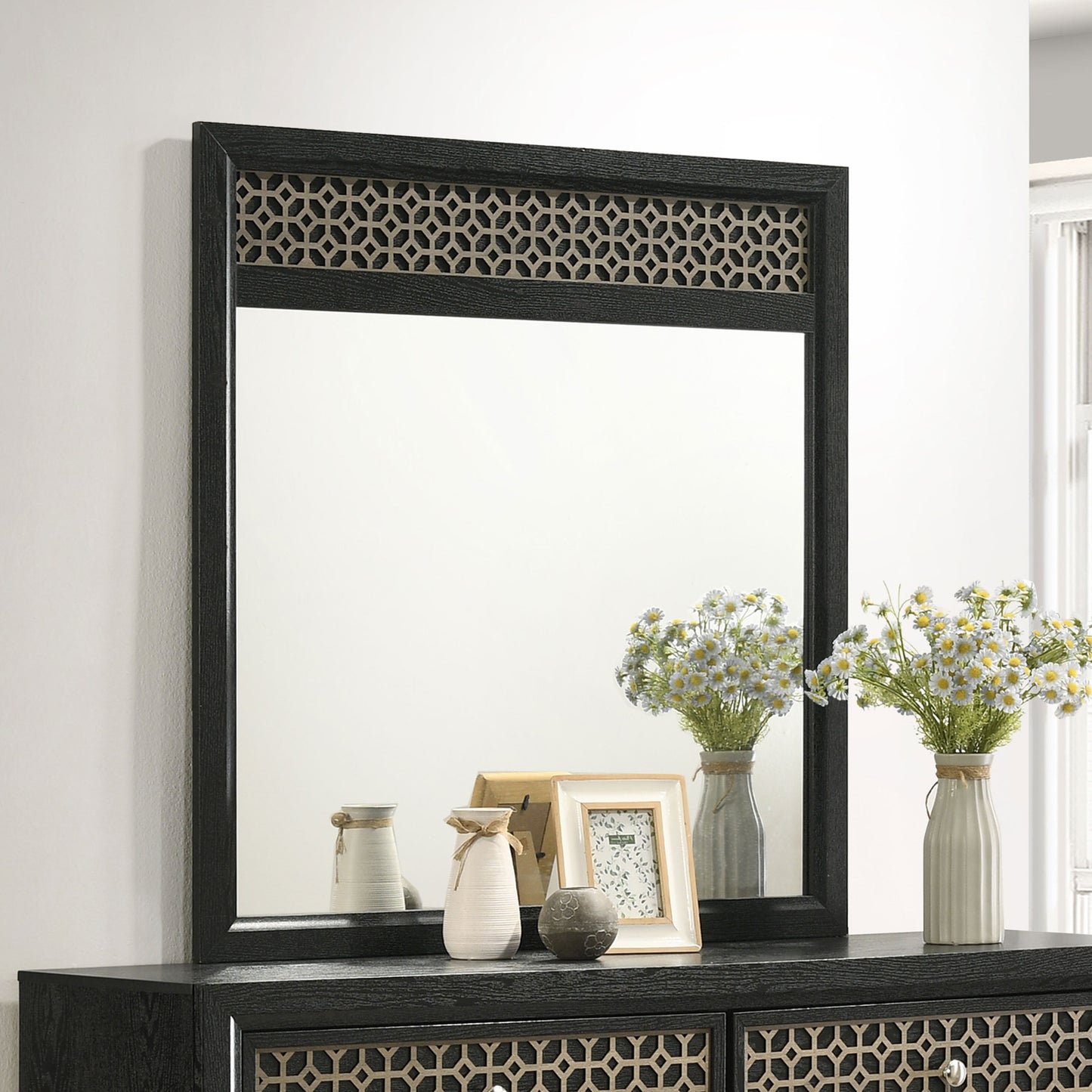 Valencia Dresser Mirror Black