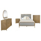 Arini 5-piece Eastern King Bedroom Set Sand Wash and Grey