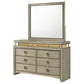 Giselle 8-drawer Dresser with Mirror Rustic Beige