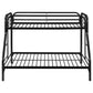 Morgan Metal Twin Over Full Bunk Bed Black