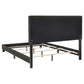 Mapes Upholstered Queen Panel Bed Charcoal