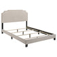 Tamarac Upholstered Eastern King Panel Bed Beige