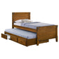 Granger Wood Twin Storage Captains Bed Rustic Honey