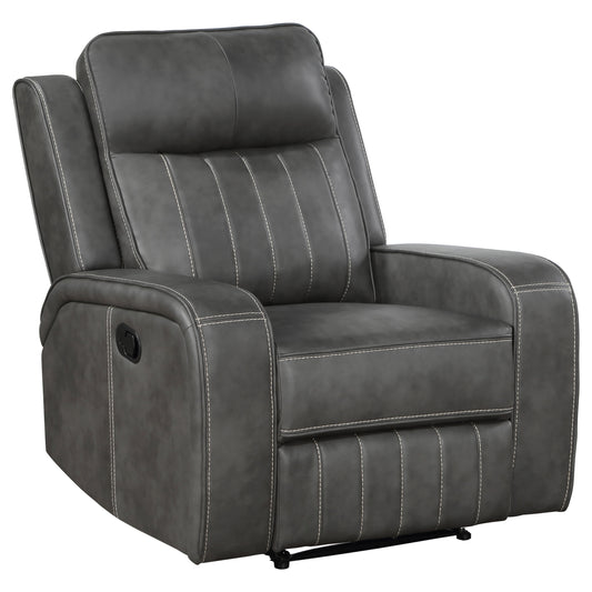 Raelynn Upholstered Recliner Chair Grey