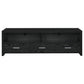 Alton 62" 3-drawer TV Console Black Oak