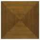 Westerly Square Wood End Table with Diamond Parquet Walnut
