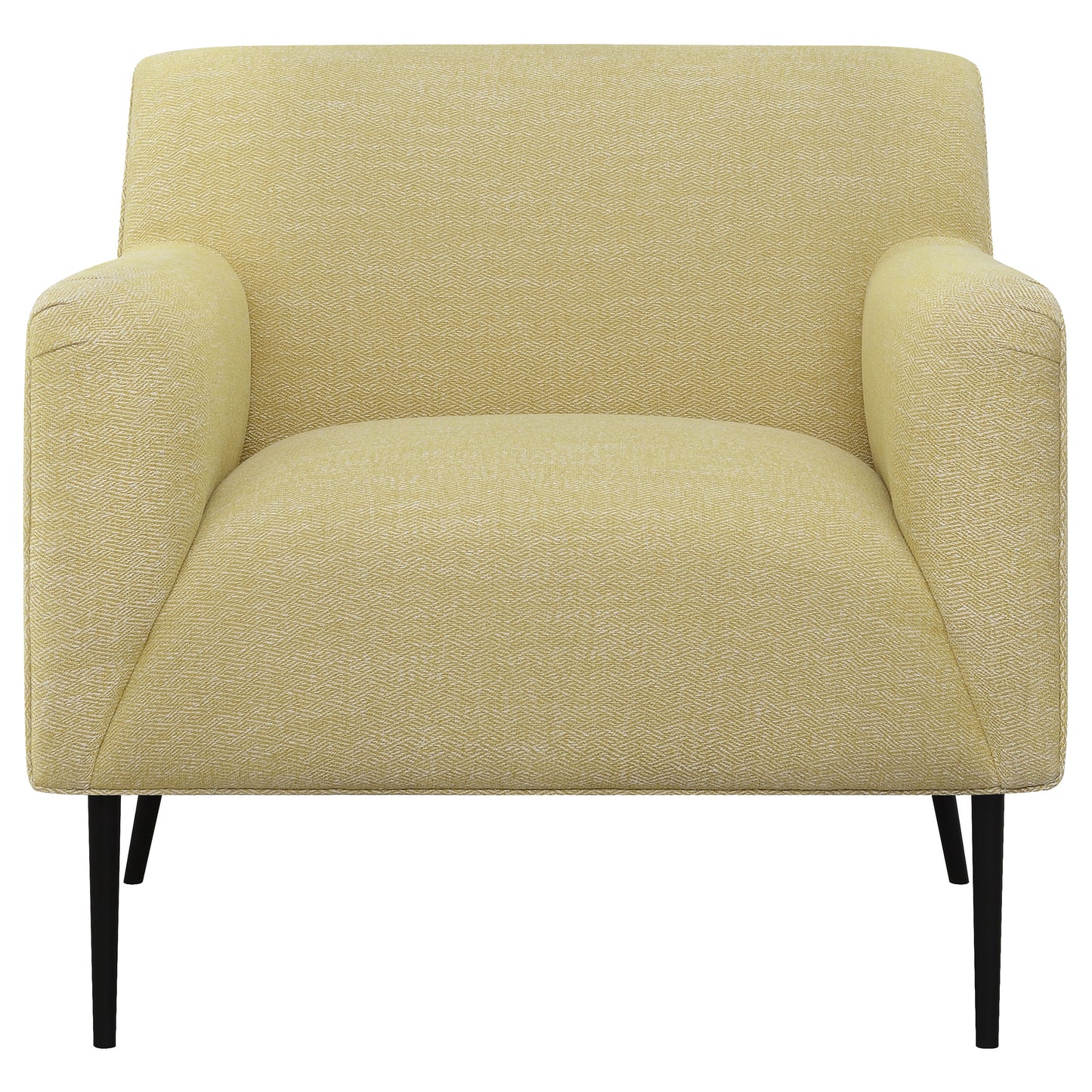 Darlene Upholstered Track Arms Accent Chair Lemon