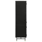 Santiago Rectangular 4-door Cabinet Matte Black