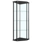 Zenobia 4-shelf Curio Cabinet Display Case Black