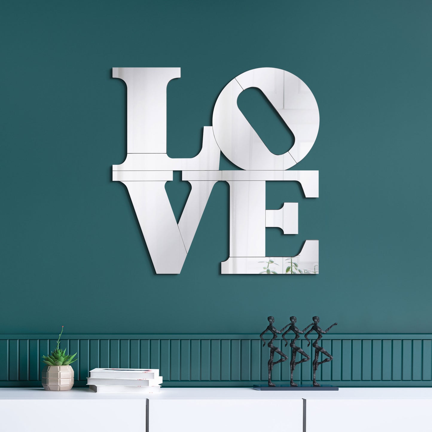 Keiran Letter Shaped Wall Mirror